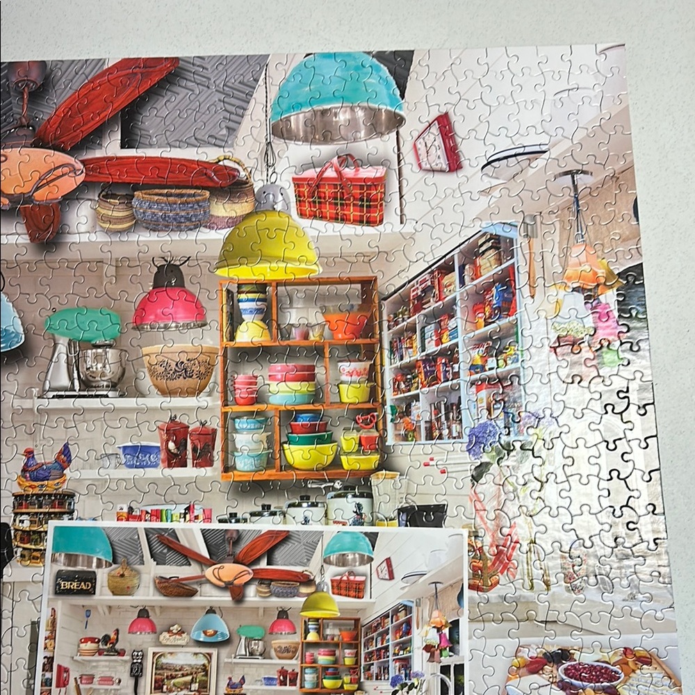 White Mountain 1,000 piece seek and find puzzle 24”x36” - Picture 7 of 12